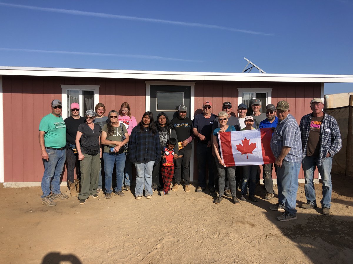 Gave a young family in Mexico a hand up this week by constructing a house for them.  Our group consisted of mainly youth and seniors. It’s a real interesting experience!