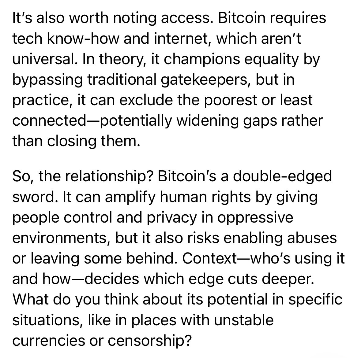 Amazing that Grok can give a much more reasonable and accurate answer to this question than 99% of economists, political scientists, and financial journalists