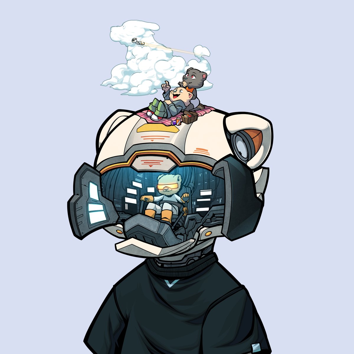 New PFP by <a href="/kabuxyz/">Kabu</a> <a href="/AbstractChain/">Abstract</a> !

The story this Kabu tells me is that You🫵are in control! 
But never forget to take time to relax and spend with your loved ones. 
Lastly the sky is the limit💯, dream big and keep pushing💚

#NFT #NFTCommunity #NewProfilePic