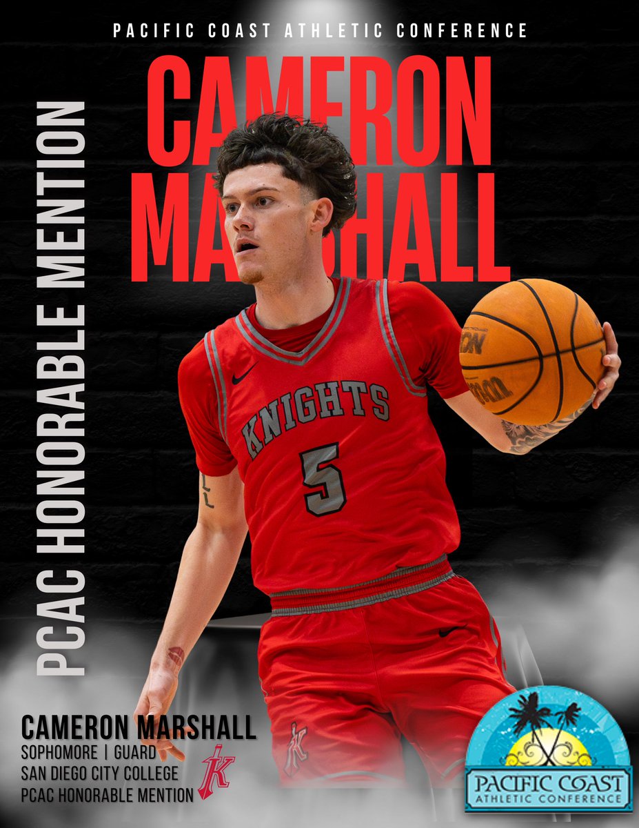 <a href="/CamMarshall8/">Cam Marshall</a> is always a spark on the court and our best free throw shooter to close out games down the stretch. And he’s a shooter from the 3! PCAC Honorable Mention.