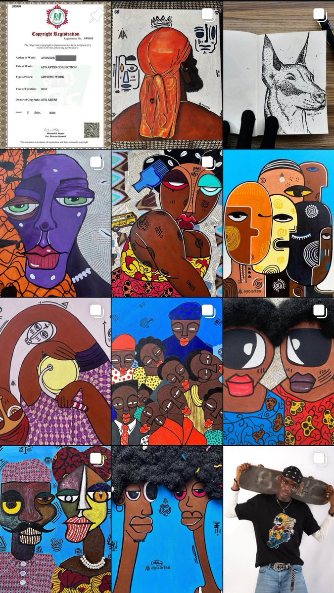 i’m ayo.artss                          and this is my art
