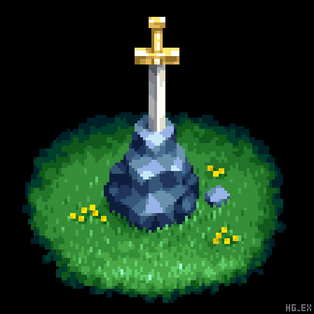 再掲ドット絵『封剣』   
#ドット絵 #pixelart #ピクセルアート