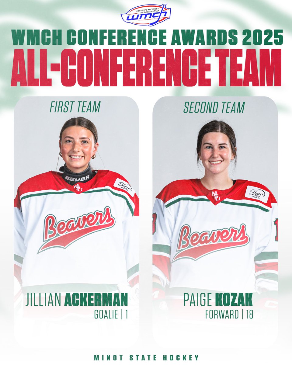 MSUBeaversWHKY's tweet photo. ❗️CONFERENCE AWARDS❗️
Congratulations to all the players who were recognized for their outstanding performances at the conference tournament this past week!!!
A special shoutout to our six Beavers who earned conference honors—way to represent Beavers!!! https://t.co/lRtvyCeaOU