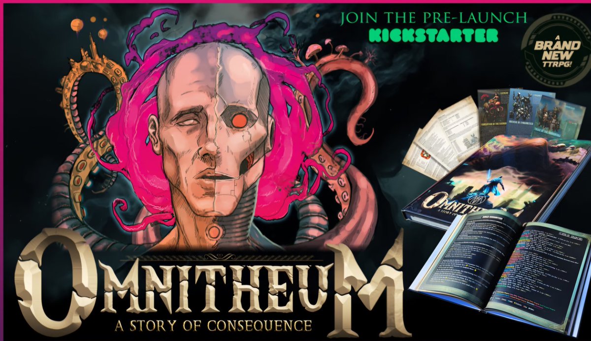 Omnitheum's tweet image. Check the link in our bio to get notified when we launch our kickstarter!