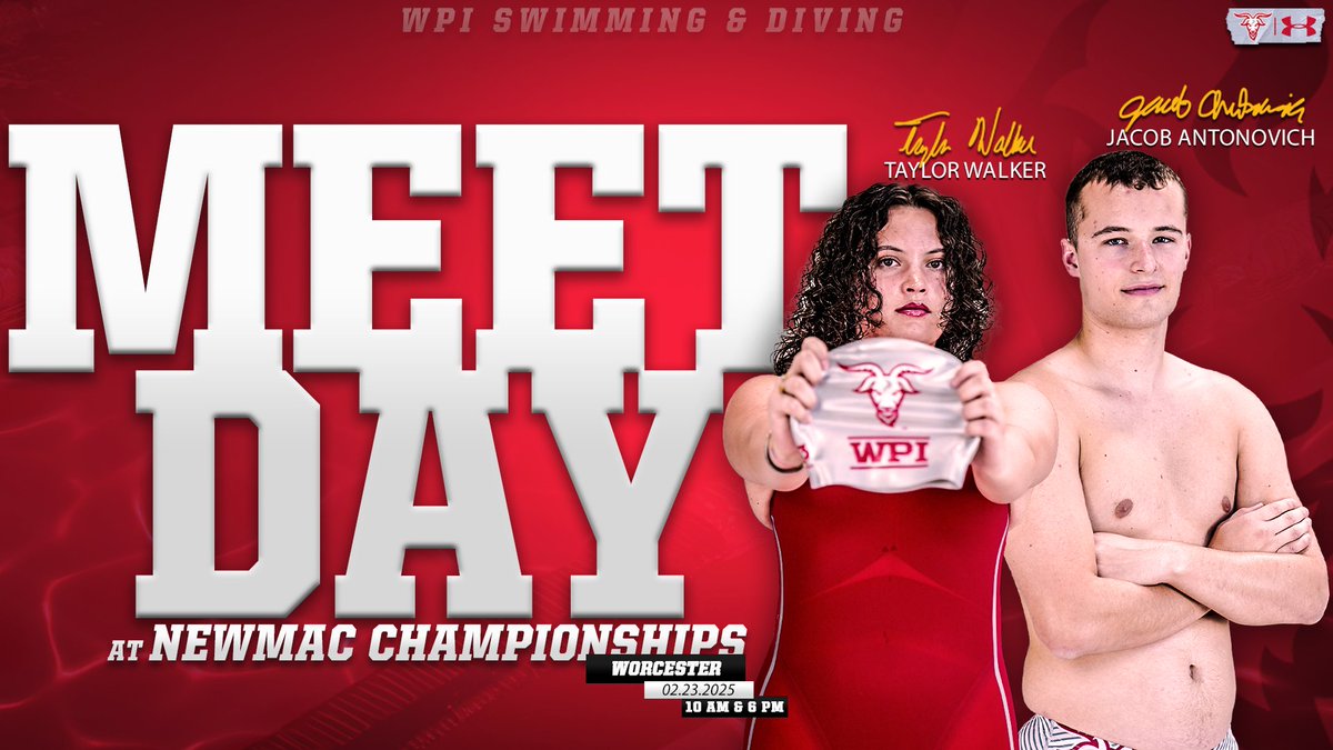 WPI Athletics (@wpiathletics) on Twitter photo ๐CHAMPIONSHIP MEETDAY PT. 4๐
<a href="/WPISwimDive/">WPI Swim Dive</a> returns to the pool for the final day of action at the NEWMAC Championships ๐
๐ฅ-tinyurl.com/3rbryf2p
๐-tinyurl.com/3d3ckk3t
โน๏ธ-tinyurl.com/53wuba2f
๐๏ธ-tinyurl.com/3dxthd5f
๐โโ๏ธ๐โโ๏ธx๐
#GoatNation #d3sd #GoNEWMAC ๐CHAMPIONSHIP MEETDAY PT. 4๐
<a href="/WPISwimDive/">WPI Swim Dive</a> returns to the pool for the final day of action at the NEWMAC Championships ๐
๐ฅ-tinyurl.com/3rbryf2p
๐-tinyurl.com/3d3ckk3t
โน๏ธ-tinyurl.com/53wuba2f
๐๏ธ-tinyurl.com/3dxthd5f
๐โโ๏ธ๐โโ๏ธx๐
#GoatNation #d3sd #GoNEWMAC