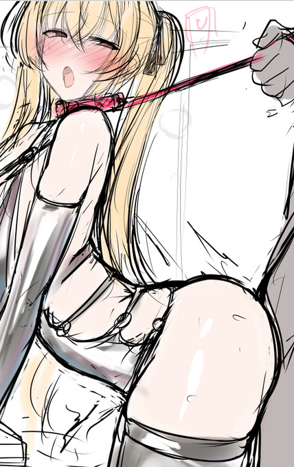 前書いてもらったボディコン首輪ちゃんがエロすぎたので描きたいんだ 