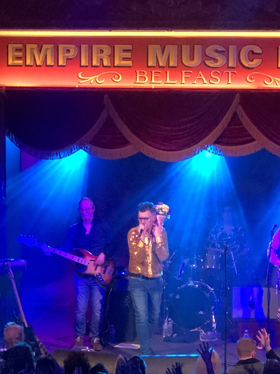 therealpaulac's tweet image. Been a real slow start to the gig year with one cancelled by promoter and one I didn’t attend thro sickness.
Gig one These Charming Men Belfast Empire 22/2/25