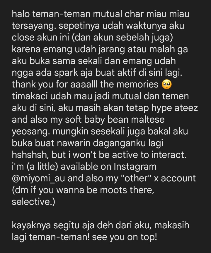 char miau miau tutup dulu • 📌 tweet media