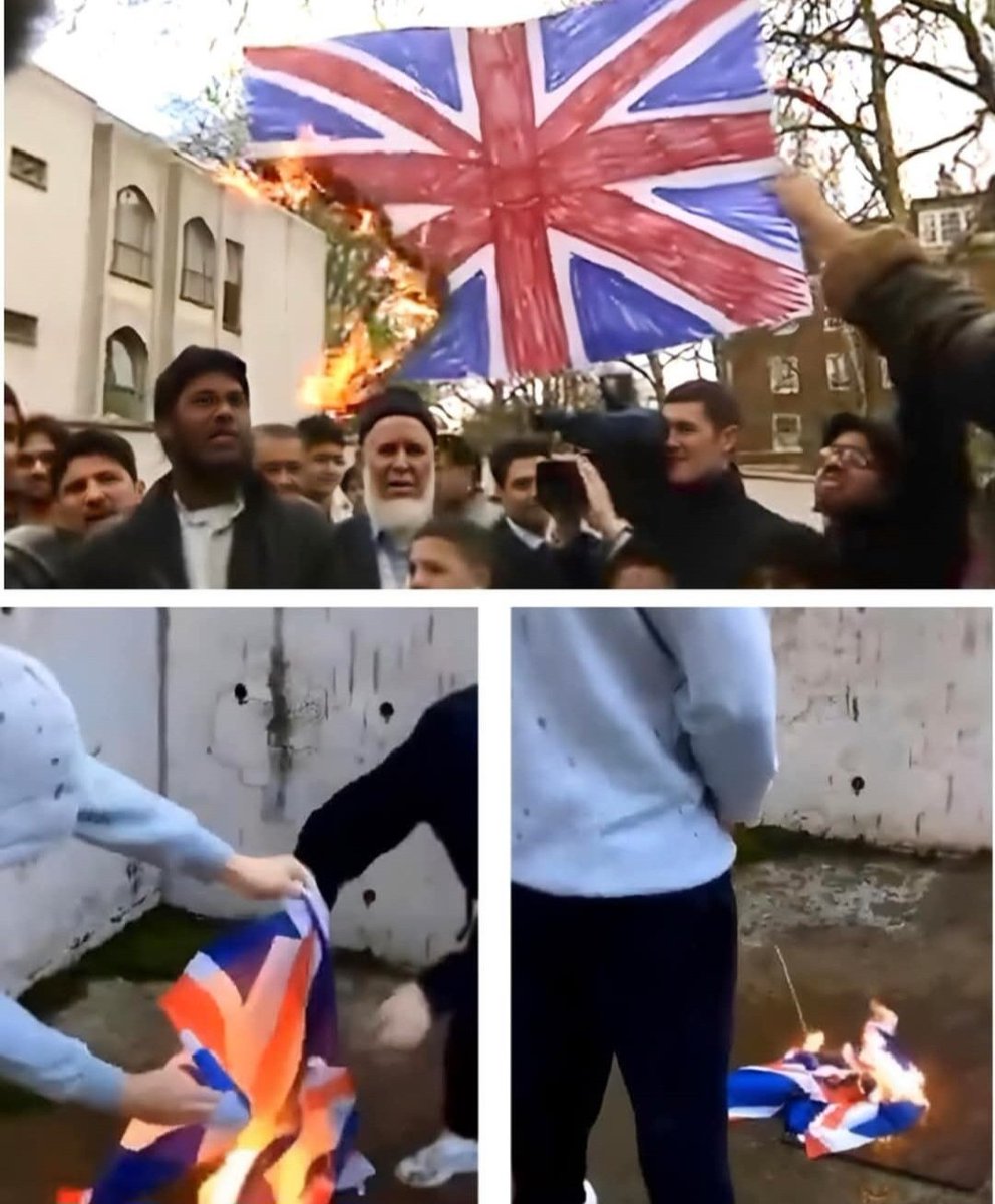 GSGB01's tweet photo. 🚨In Britain if you burn a quran you will be arrested almost immediately but disrespect our union flag and absolutely nothing will happen to you.

Britain needs help. https://t.co/QYytolaBhk