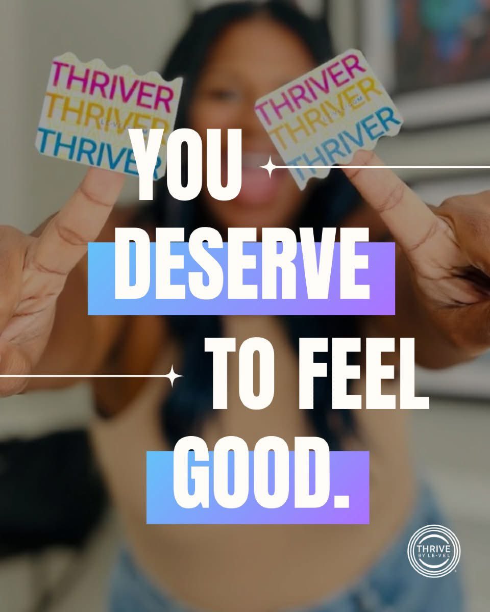 REAL TALK: Does your nutrition actually make you feel good?  

If not… you’re not thriving!  Fuel your body with what it really needs—more energy, sharper focus, mood support, total balance. 

When you THRIVE, everything levels up! Tammyk289.thrive123.com