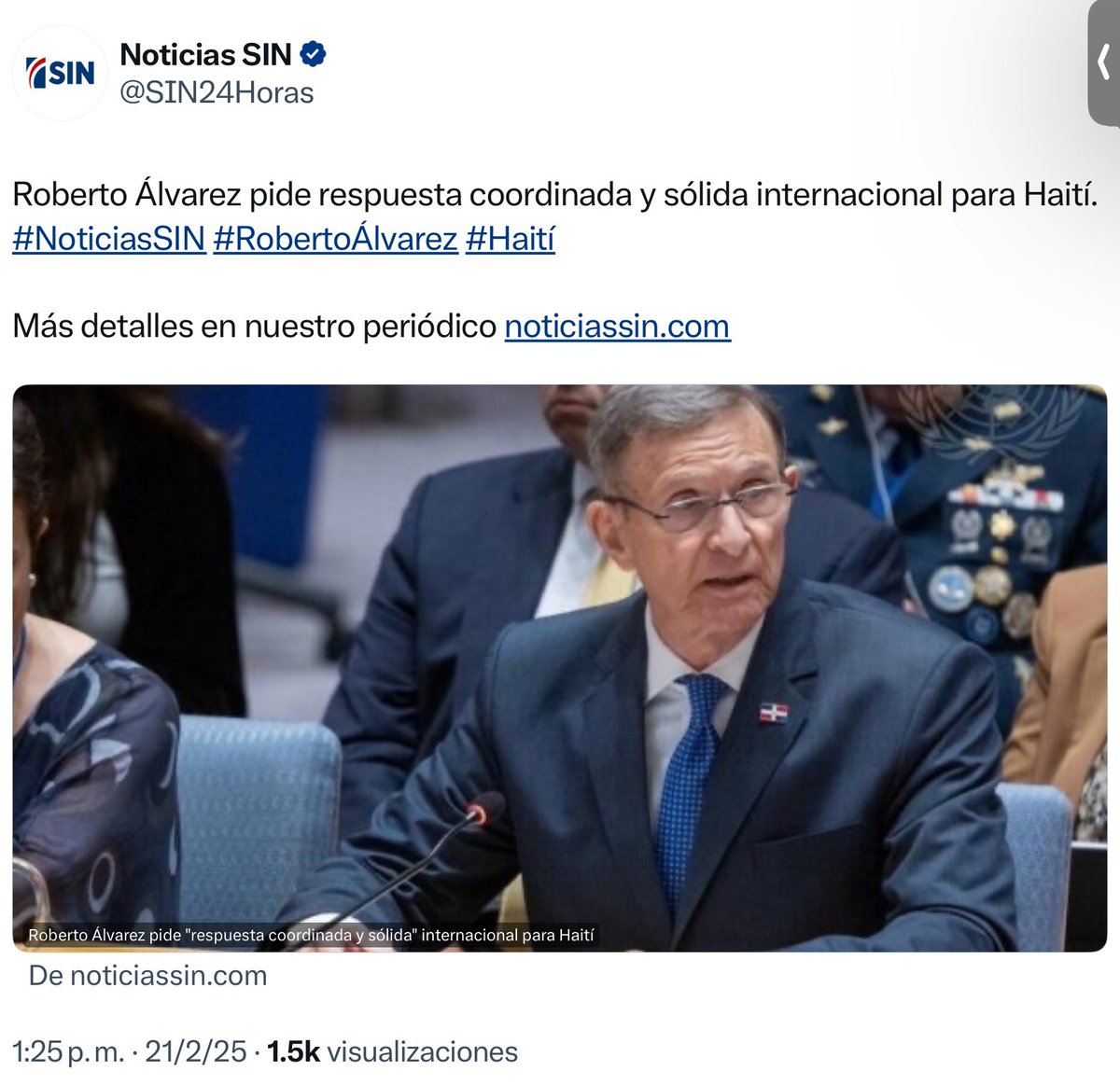 Ultima_Hora___'s tweet photo. Es una lástima que todavía nuestro gobierno esté anclado en el mismo infeliz discursito de clamar por la tal “ayuda internacional”para Haití.

Mientras, la “ayuda” que le dan es buscarle otro país que ocupar : La República Dominicana. https://t.co/3RaFKtJSSp