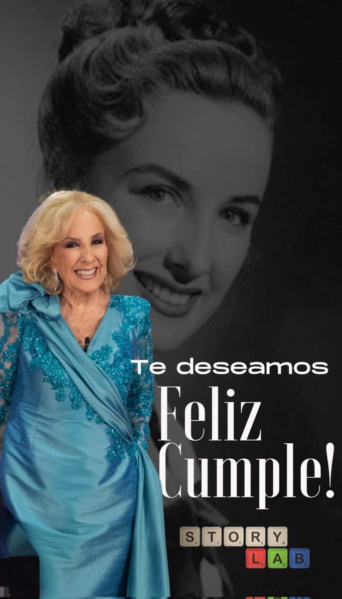 Muy feliz cumpleaños <a href="/mirthalegrand/">Mirtha Legrand</a>
