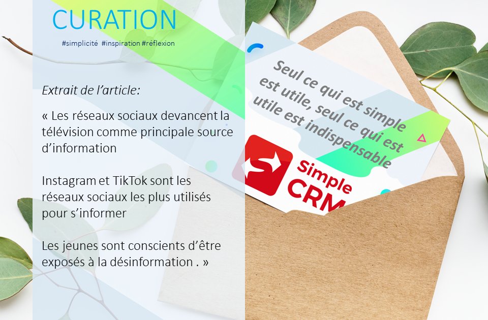 Les réseaux sociaux sont la principale source d’information des jeunes en Europe #curation #simplicité #réflexion curation-actu.blogspot.com/2025/02/les-re…