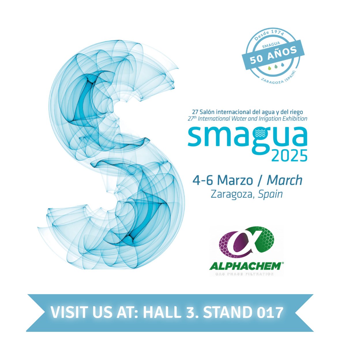 Alphachem3's tweet photo. 🌊💧Smagua 2025, the reference fair for the water sector in Zaragoza.📍 We are waiting for you from March 4 to 6 at Smagua 2025, Zaragoza.🌏 Visit us at Stand 017 in Hall 3! 🏬
https://t.co/MZDdwk663p
https://t.co/Jh2J9OsDLj

#smagua2025 #Ethylene #water #renewableenergy https://t.co/zyGOlMVEga