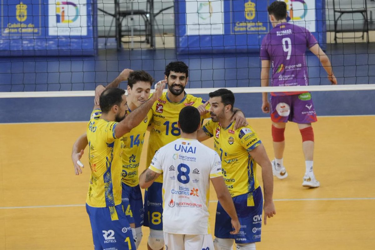Cincuenta por ciento al rojo y 50% al amarillo. 

En la Superliga, Conectabalear Manacor ganó en su feudo (3-0) y CV Guaguas venció en el Gran Canaria Arena (3-2). 

Una final digna de una gran Copa del Rey. 

A las 16.00, en <a href="/RTVCes/">RTVC</a> y <a href="/teledeporte/">Teledeporte</a>. 

Promovido por <a href="/turismogc/">GranCanaria.com 🌴☀️</a>