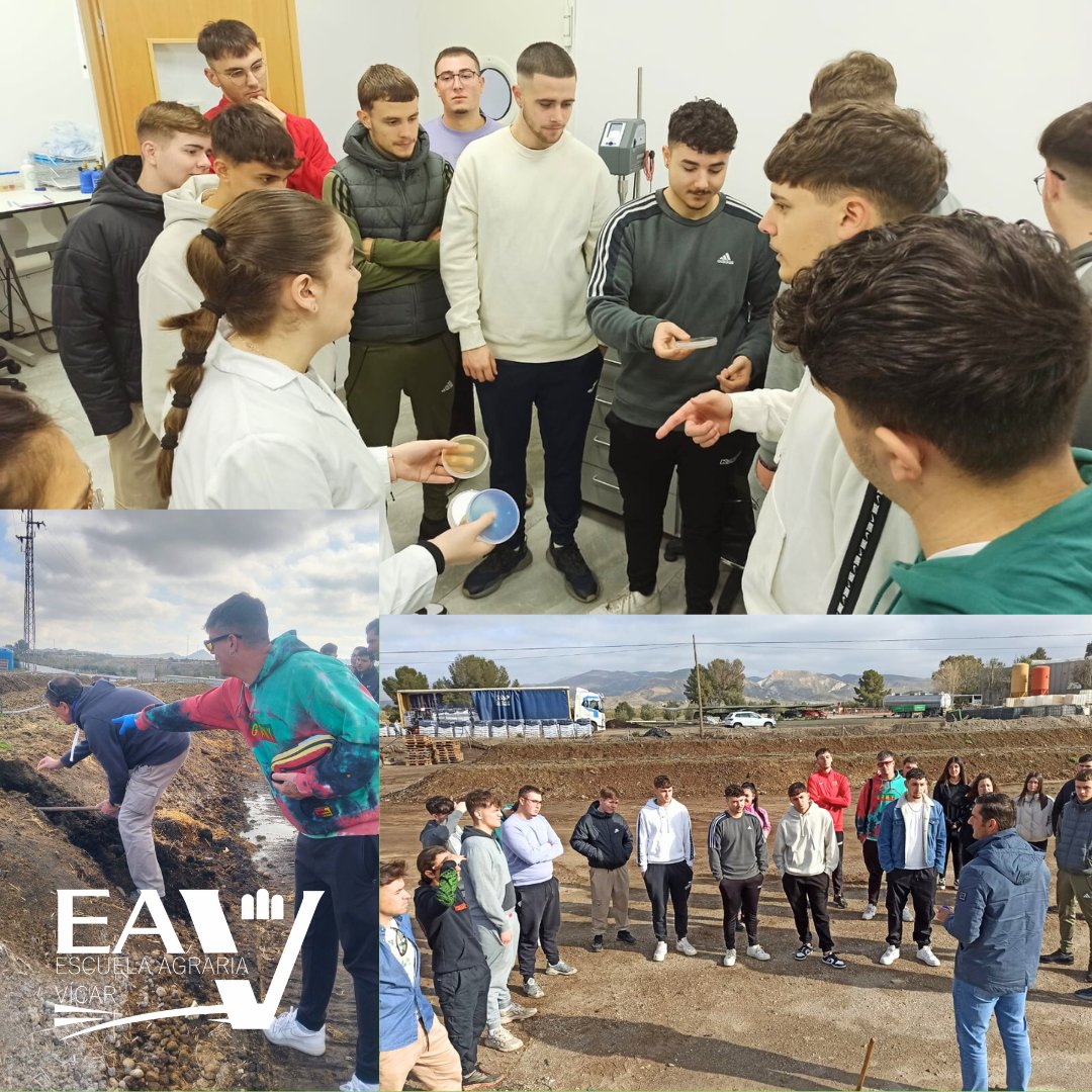 🌱 Alumnos de 2° de Producción Agroecológico realizaron una visita a Tecomsa y Vellsam 🌱
Agradecemos a José, Director Técnico de Tecomsa y antiguo alumno de nuestra escuela, así como a Francisco Castillo, gerente de Vellsam, por compartir su conocimiento con nosotros.
#EAVícar