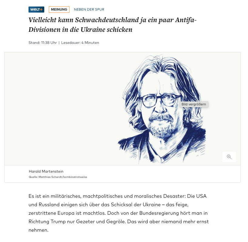 Welch charmanter Gedanke.