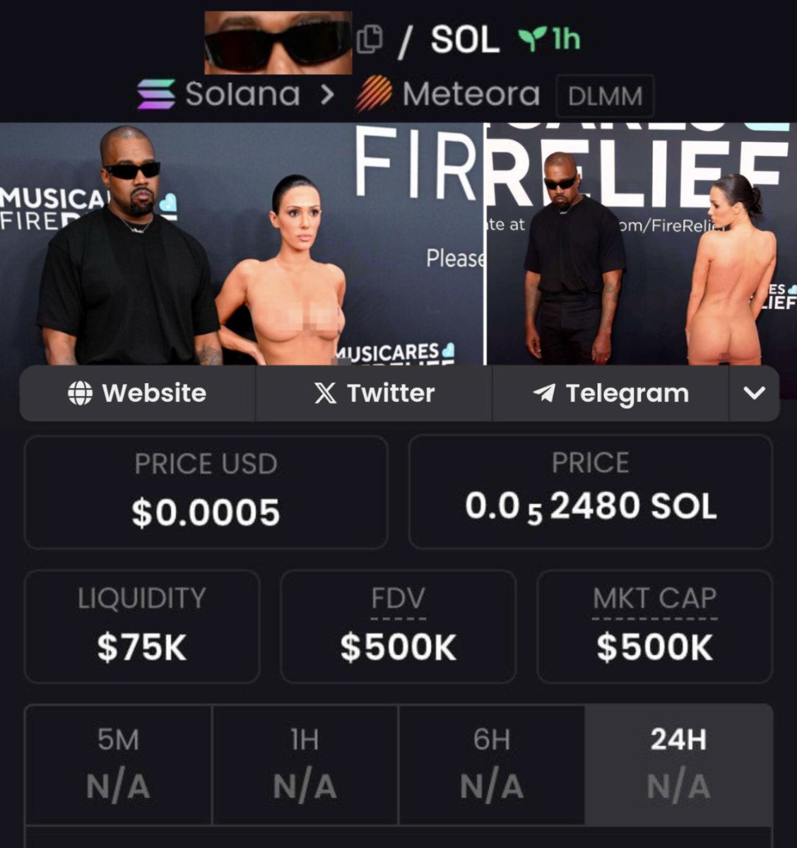 The official dev wallet and CA 100x runner Kanye West LEAKED 🚨

Remember how I shared #Fartcoin at $20M ⭢ $1.4B (70x peak)

Can't share publicly yet, but I'll send the CA early.

How not to miss it?

• Like &amp; RT
• Comment - "Me"

(must be following, so I can DM)