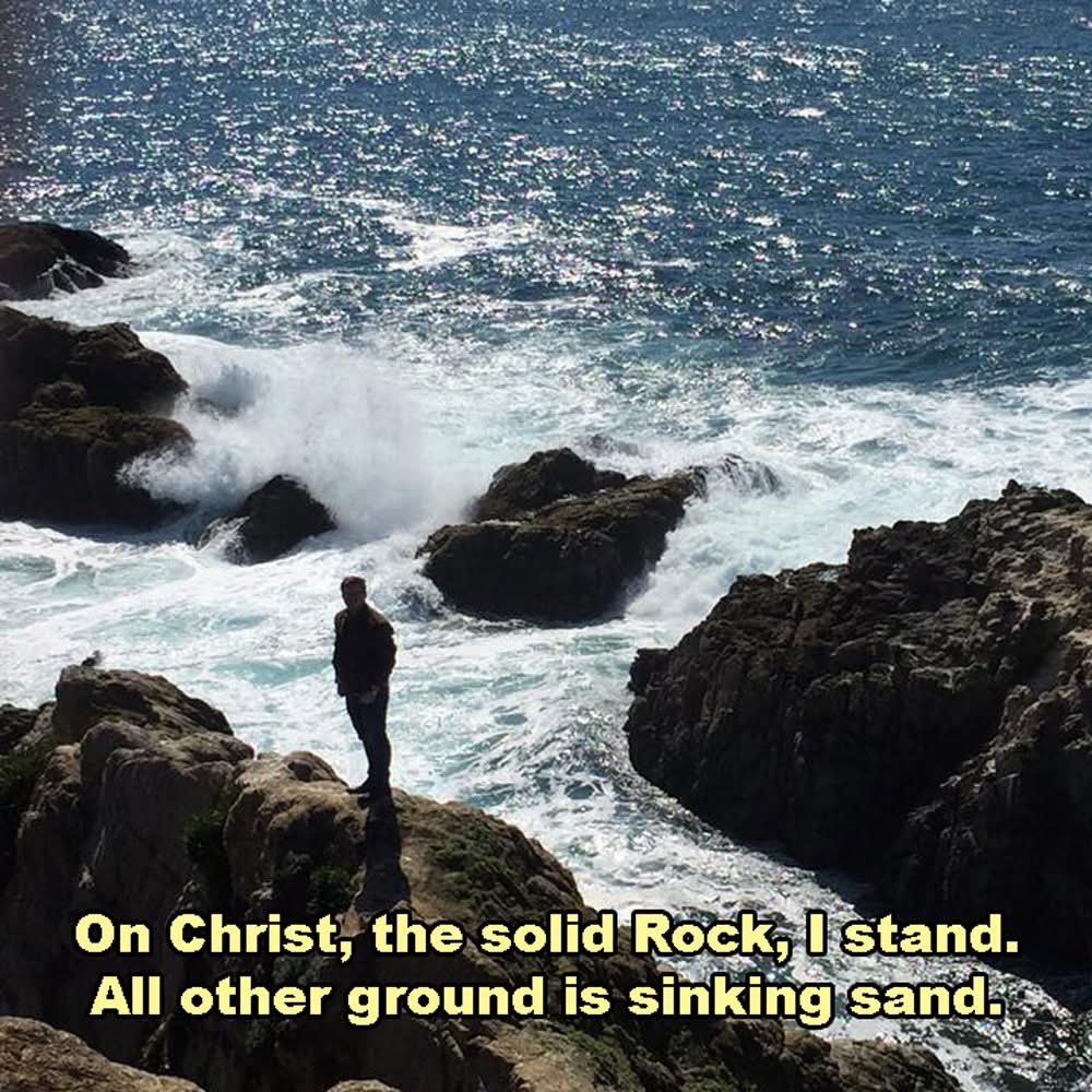 dailyword4you's tweet image. Everyone then who hears these words of Mine and does them will be like a wise man who built his house on the rock. Matthew 7:24 ESV On Christ, the solid Rock, I stand. All other ground is sinking sand. #OnChristTheSolidRockIStand #SolidRock  #AustinStone youtube.com/watch?v=wL9S5E…