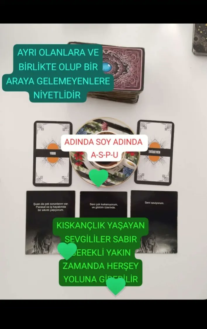 SEZGİN'LE TAROT ❤️