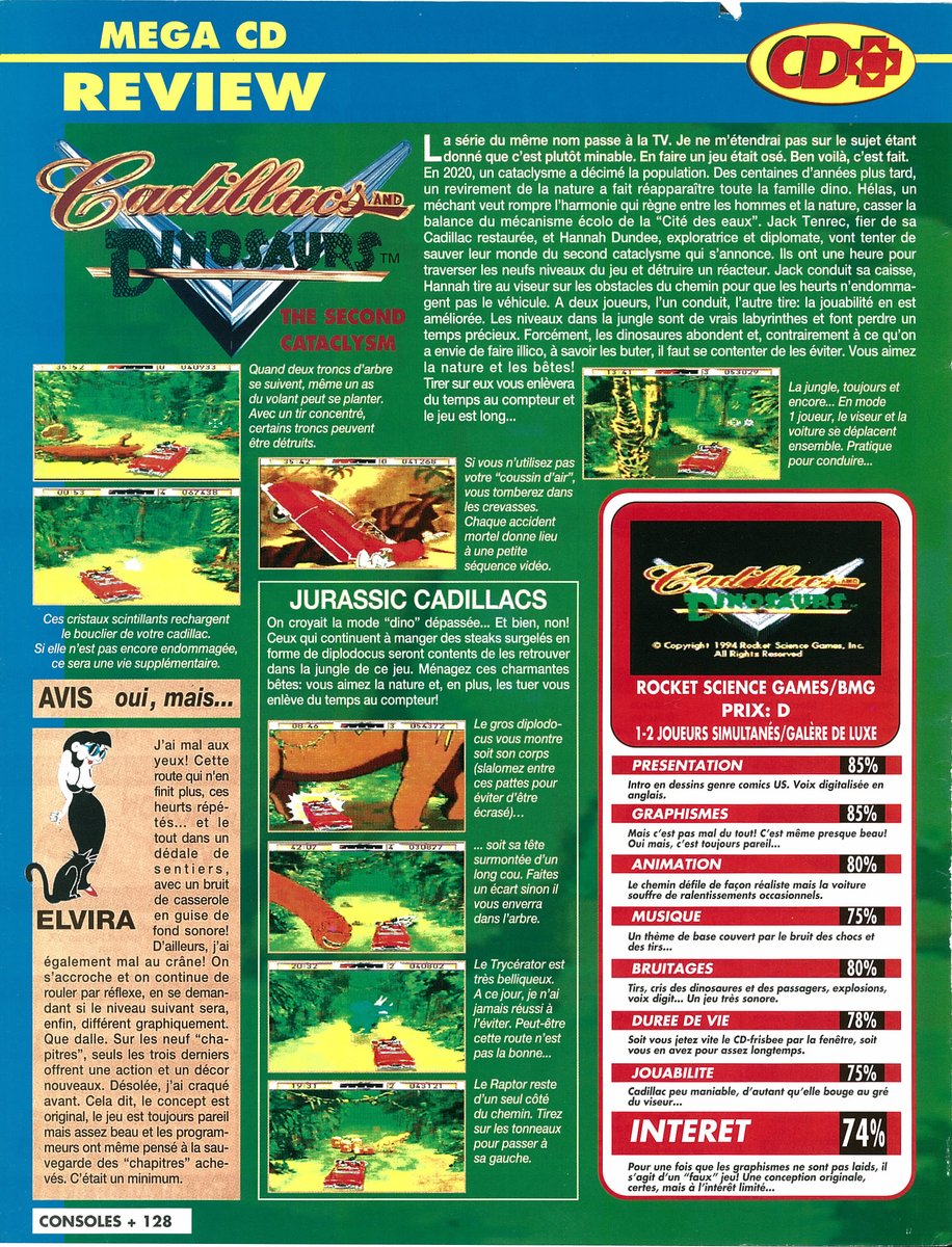 AllmightoFranky's tweet image. On enchaine avec #CorpseKiller,#SlamCity et #CadillacsAndDinosaurs sur #MegaCD!! 3/4