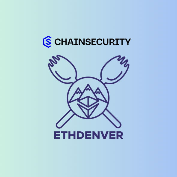 1/6 🧵Hello Denver! This coming week, <a href="/chain_security/">ChainSecurity</a> is in town for <a href="/EthereumDenver/">ETHDenver 🏔🦬🦄</a>! 🇺🇸

Below is where you can connect with us, either by attending our events or by listening to our talks. 👇