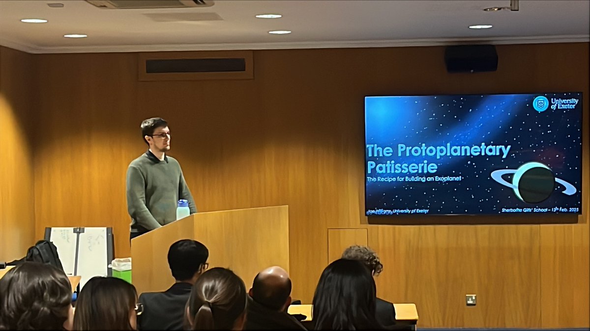 SG_STEM's tweet image. 🚀 Last Thursday’s #AstroTalk was a fascinating deep dive into planetary formation!

Joe Williams (University of Exeter) explored:
✨ How solar systems form
🌍 The origins of Earth’s water
🪐 Exoplanet discoveries
🌌 Insights from #JamesWebb
Huge thanks to everyone who attended !