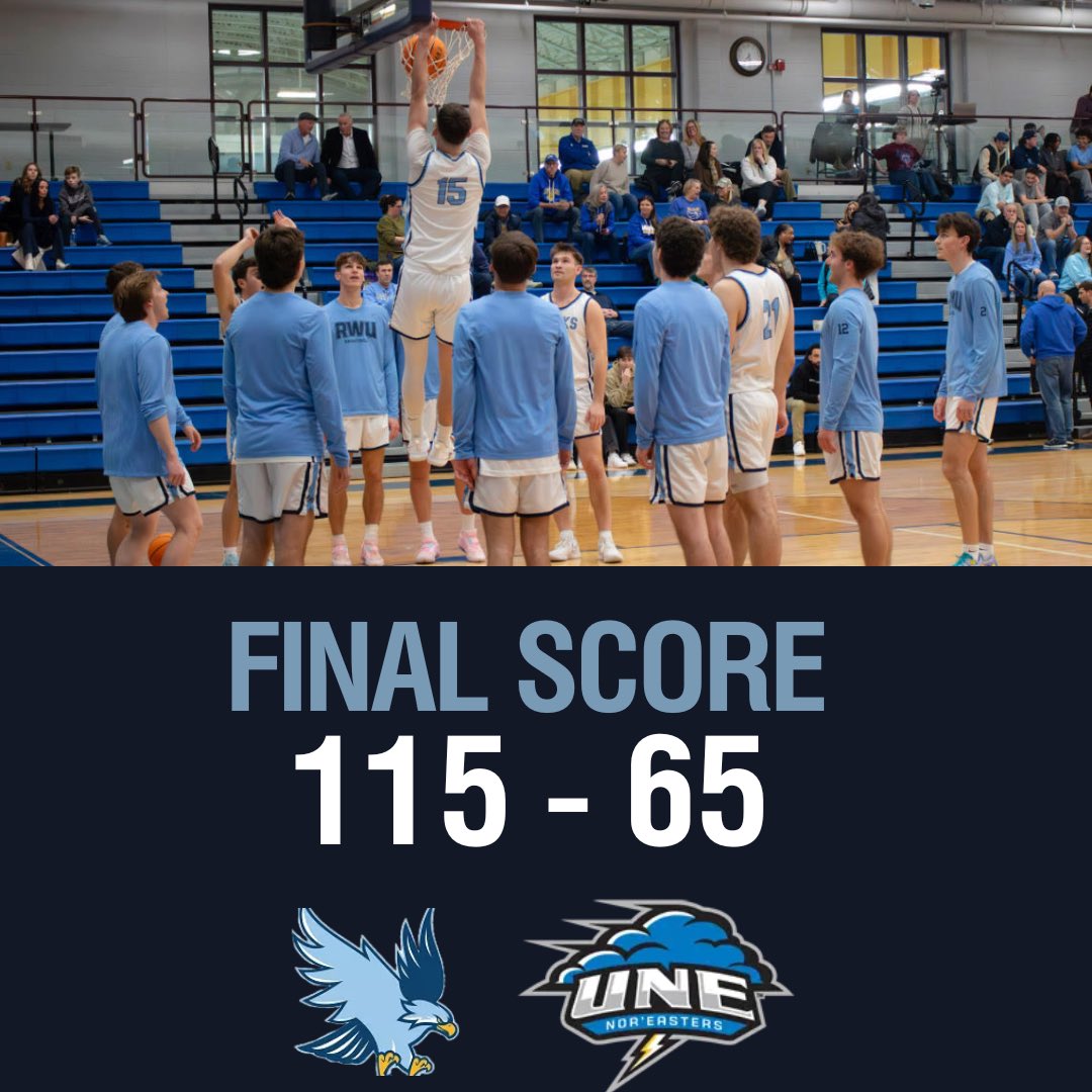 Hawks Win❗️

The Hawks cap off the regular season with a 50 point win! The wins gives the Hawks a home playoff game Tuesday against Nichols. Come support your Hawks!

Points: Ryan Higgins - 22

Assists: Finn Miller - 5

Rebounds: Phil Sughrue - 9