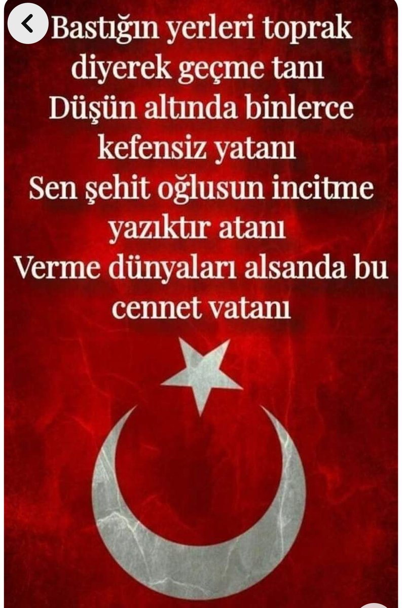 Ben ezelden beridir hür yaşadım, hür yaşarım .
Hangi çılgın bana zincir vuracakmış şaşarım .
Kükremiş sel gibiyim , bendimi çiğner , aşarım ,
Yırtarım dağları , enginlere sığmam taşarım. 
“ ALLAH BU MİLLETE BİR DAHA İSTİKLAL MARŞI
Yazdırmasın  “