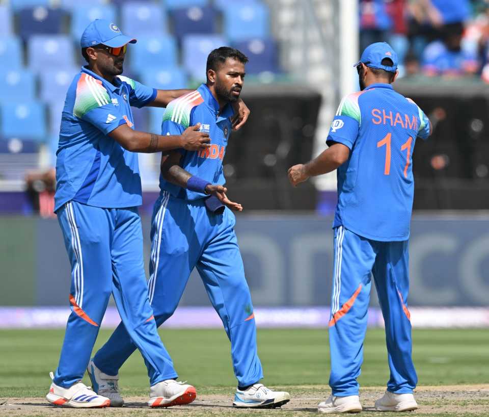 HARDIK PANDYA - THE MVP. 🔥

- Gets the set batter Saud, 2nd wicket for Pandya. 🇮🇳
#ICCChampionsTrophy #INDvsPAK #AskStar
