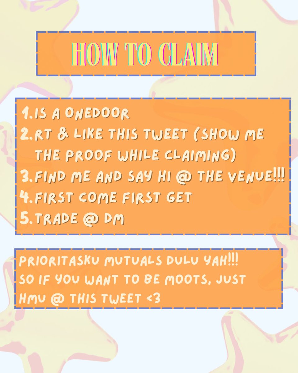 🏠BOYNEXTDOOR KNOCK ON Vol. 1 IN JAKARTA FREEBIES🏠

— by <a href="/taethanisme/">ale🐝</a>❣️

📆 Sat, April 12th 2025
📍 Istora Senayan
🕰️ TBA

t&amp;c on pics, dm for trade ya!
rt &amp; likes are very much appreciated :3

see you soon, ndor <3

#KNOCK_ON_Vol_1_IN_JAKARTA #BOYNEXTDOOR