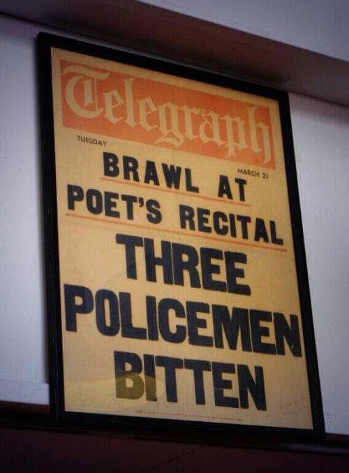 IanCallaway352's tweet image. #Poetry is a rough old business.