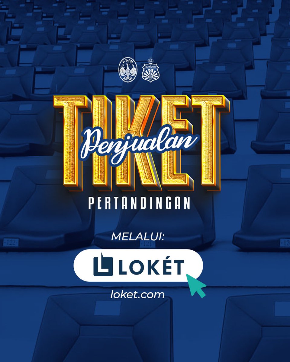PSIMJOGJA's tweet photo. 📢 𝐓𝐈𝐊𝐄𝐓 𝐎𝐍𝐋𝐈𝐍𝐄 𝐓𝐄𝐑𝐒𝐄𝐃𝐈𝐀 𝐔𝐍𝐓𝐔𝐊 𝐏𝐄𝐑𝐓𝐀𝐍𝐃𝐈𝐍𝐆𝐀𝐍 𝐅𝐈𝐍𝐀𝐋 

𝐏𝐒𝐈𝐌 𝐉𝐎𝐆𝐉𝐀 🆚 𝐁𝐇𝐀𝐘𝐀𝐍𝐆𝐊𝐀𝐑𝐀 𝐅𝐂‼️

🗓️ 26 Februari 2025

Pembelian tiket online dibuka pada hari ini pada 𝐣𝐚𝐦 𝟐𝟎.𝟎𝟎 wib 🔵

Pantau terus di @loketcom 🎟️ https://t.co/3lZr5T0siu