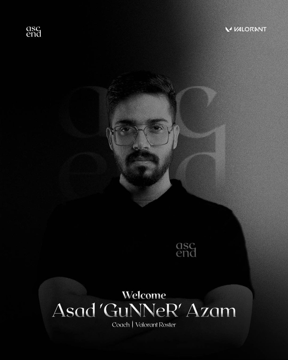 We're proud to welcome <a href="/GuNNeRA111/">GuNNeR</a> as the Head Coach of our Valorant team.

Previously with Todak, Orangutan X, and Salt Esports, he’s a key pillar in building our 2025 project.

#ValorantGameChangers #AscendTakeover