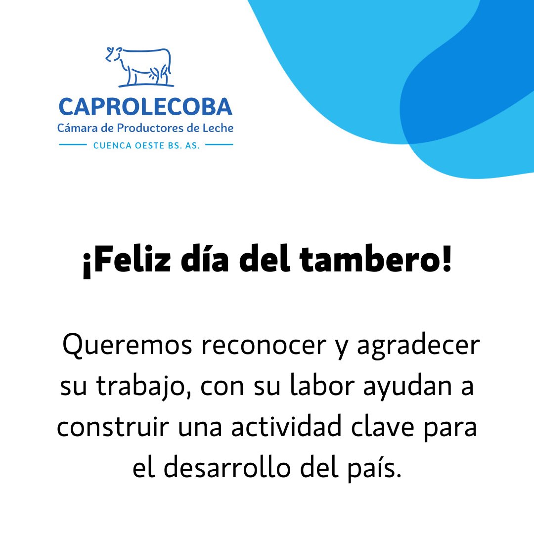 ¡Feliz #DiaDelTambero!