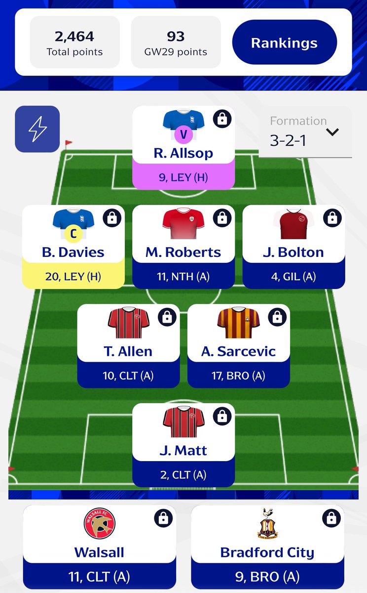 Toby - Fantasy EFL Tips tweet media