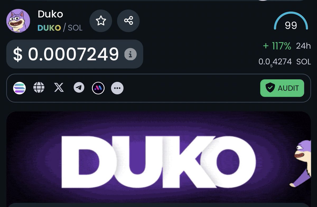 @SrPetersETH DUKO got shared there first!

And now we GROWING!

Thanks to the entire Solami Cult!

WOOOF 💜🐶