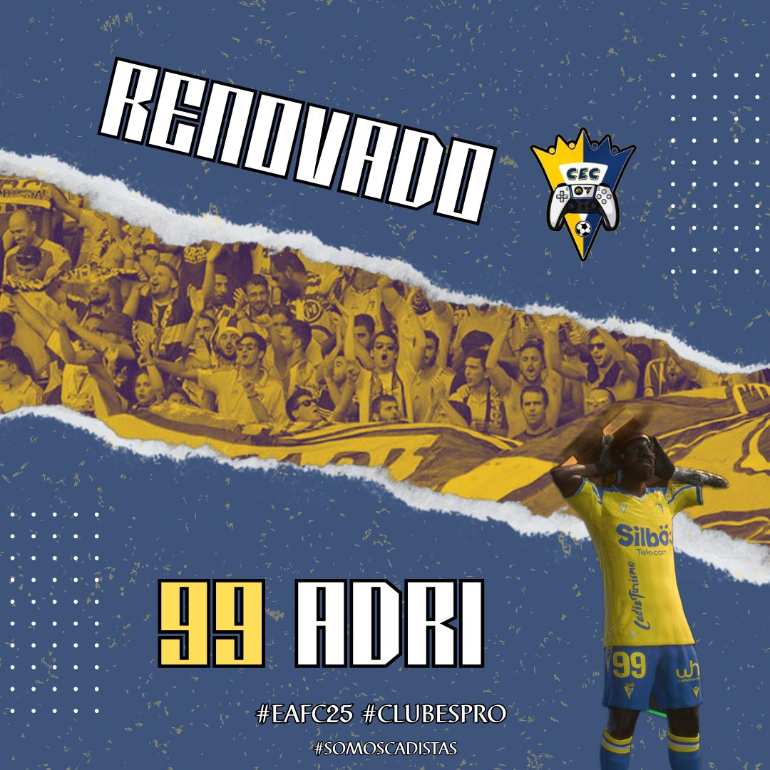 🔵🟡 𝙊𝙛𝙞𝙘𝙞𝙖𝙡 #ᴄᴀᴅɪꜱᴛᴀꜱᴇᴄʟᴜʙ

👨‍💻 𝙍𝙚𝙣𝙤𝙫𝙖𝙘𝙞𝙤𝙣𝙚𝙨 📝 𝓓𝓮𝓵𝓪𝓷𝓽𝓮𝓻𝓸𝓼

👤 | <a href="/DavidTT65568180/">David TT</a> 1️⃣2️⃣
👤 | <a href="/adriandltorre99/">Adrian De La Torre ✌</a> 9️⃣9️⃣

"Artilleria Cadista" ✅️💛

 #𝘚𝘰𝘮𝘰𝘴𝘊𝘢𝘥𝘪𝘴𝘵𝘢𝘴 #𝘍𝘶𝘭𝘭𝘠𝘦𝘭𝘭𝘰𝘸
#𝘌𝘢𝘧𝘤25 #𝘊𝘭𝘶𝘣𝘦𝘴𝘗𝘳𝘰