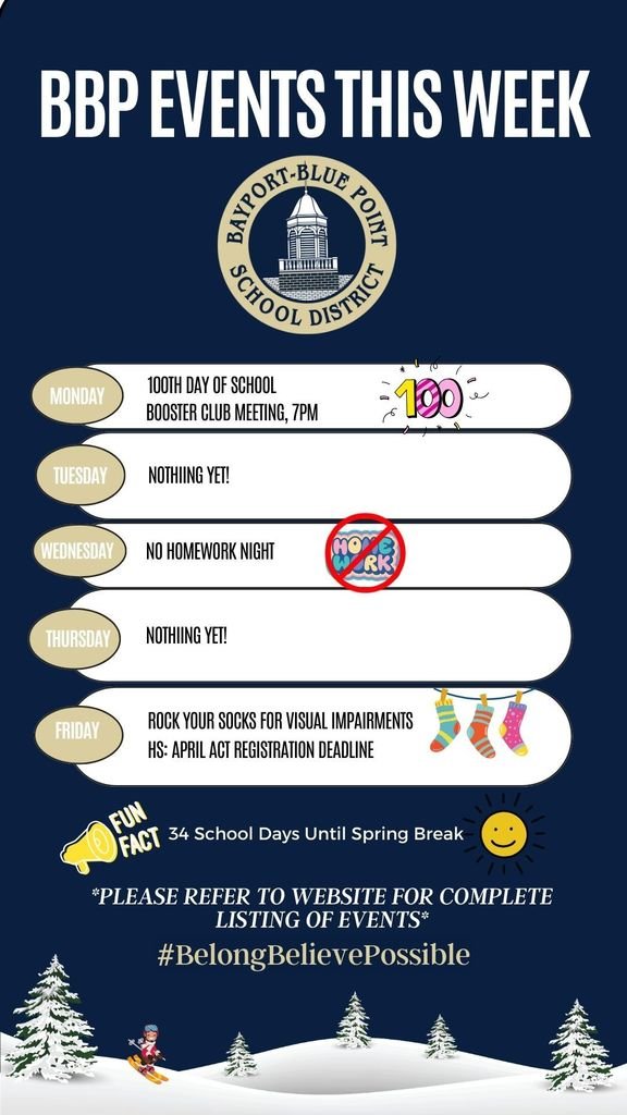 BBPHSPhantoms's tweet photo. Welcome Back! Let's take a look at what's happeniing at #BBP this week. 
#BelongBelievePossible https://t.co/OoiFJPYobN
