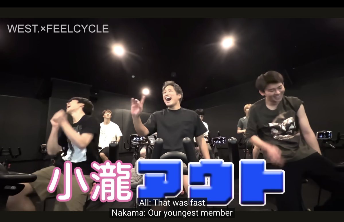 ruka_oni's tweet photo. WESTꓸ (w/English Subtitles!) [A New Best!] Our FEELCYCLE King Competition
https://t.co/3iWB1pzYa8

Subbed by @ruka_oni 
Edited &amp; timed by @odoriphic

@WEareWEST7 #WESTube #WESTꓸ https://t.co/rzNf0G0U7G