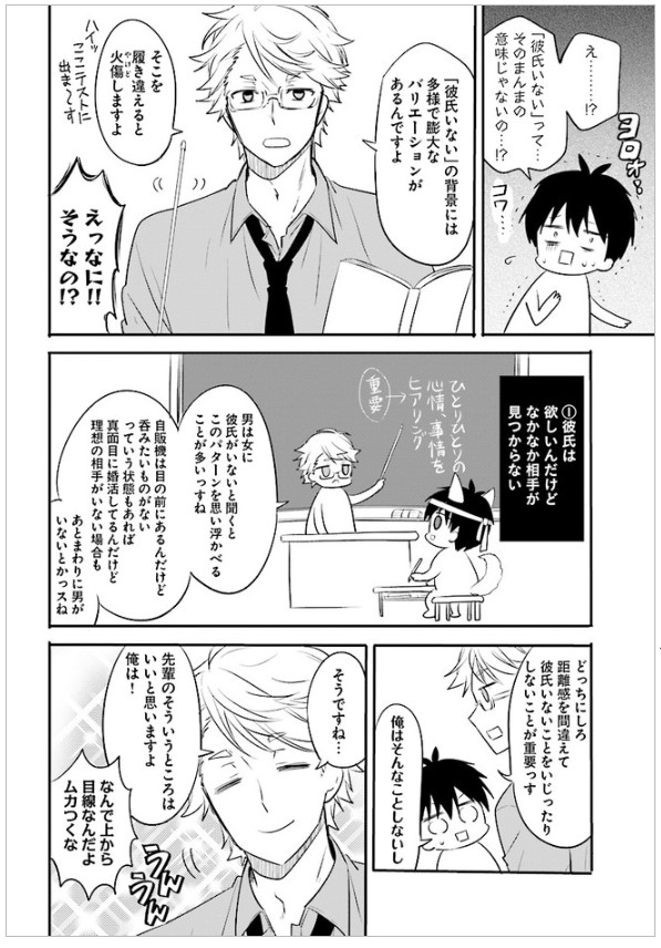 女が「彼氏いない」というときの現実バリエーション① 
