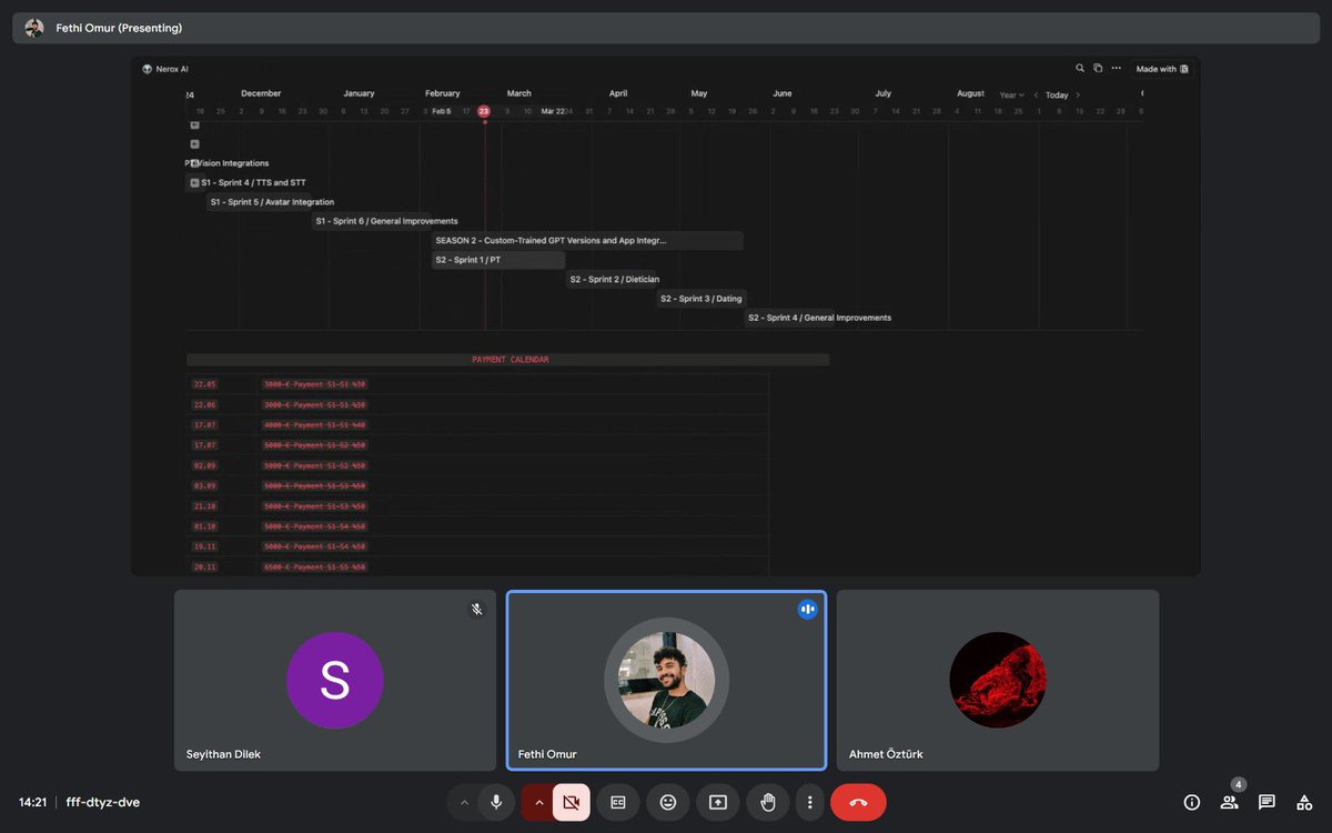 Important meeting about the Nerox AI. We are set to drive a major AI move in the Blockchain:

✅ AI regulations in the U.S, Japan, and EU have been completed.
✅ #Soneium, <a href="/Polkadot/">Polkadot</a>, <a href="/PhalaNetwork/">Phala Network</a> get ready!
✅ 20+ Launch Partnership!

Nerox wil be the biggest AI dApp in Web3!