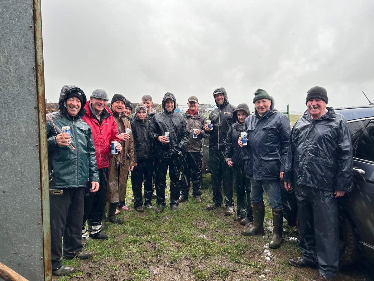 Thanks to our dedicated committee and club members for braving the atrocious weather this morning to clear up our point to point track. It takes a team, and we have a good one!