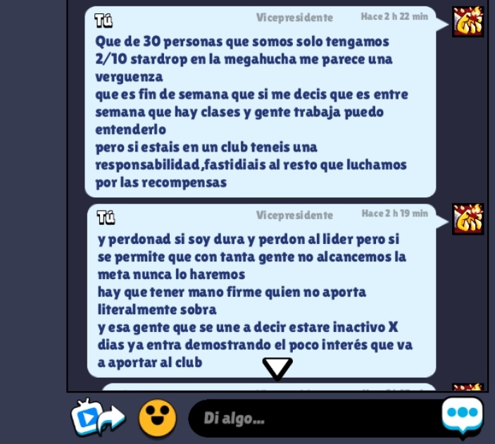 WNTD_UCHIHA's tweet photo. Busco club activo en megahucha y eventos BRAWLSTAR,no quiero entrar en un club desorganizado,abajo voy a dejar un gran ejemplo,tampoco quiero un club que este liderado por alguien que no acepta criticas constructivas,soy fiel solo necesito un hogar 🫰
#BrawlStars #BrawlStarsclub https://t.co/o4uuThFCpK