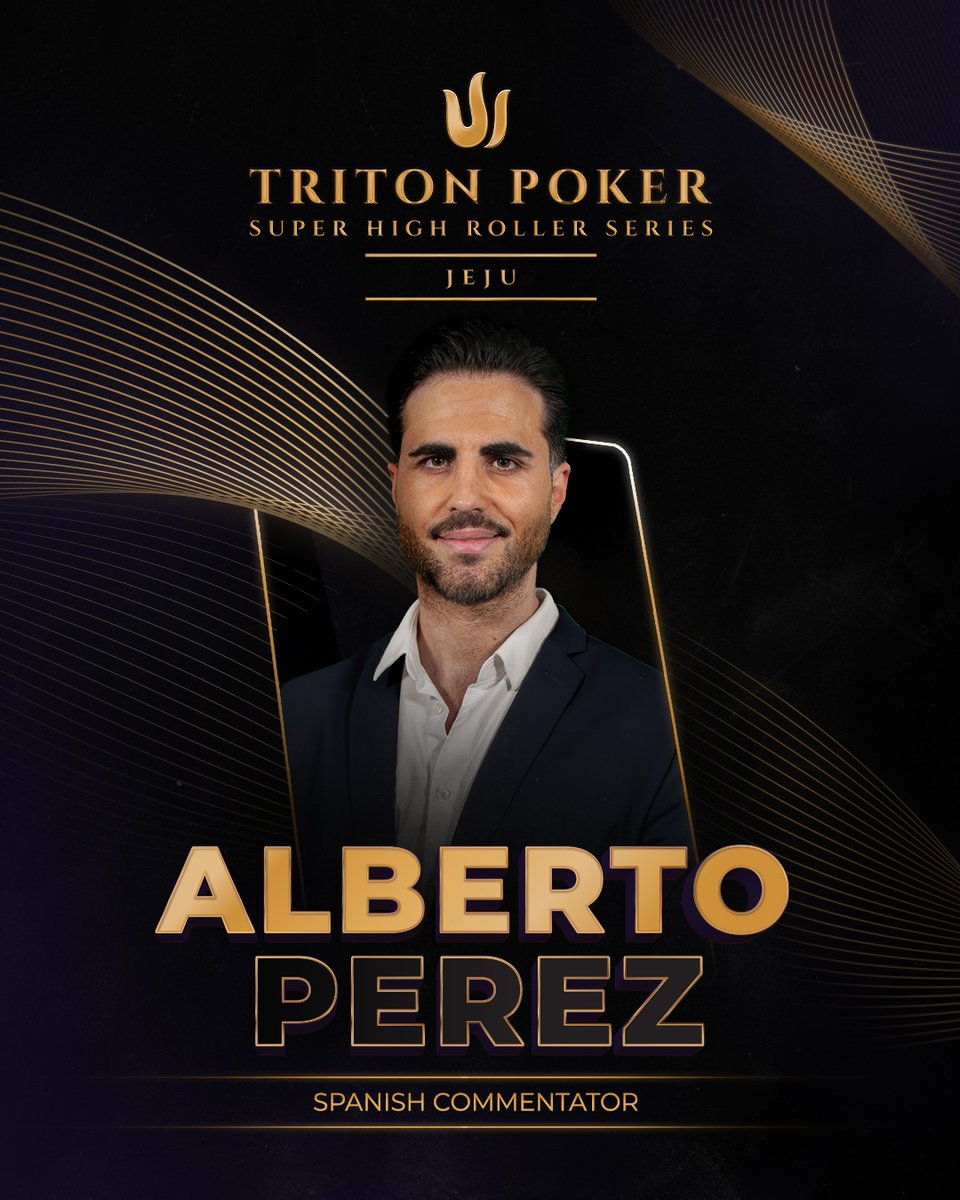 Alberto Pérez joins Triton Poker SHRS Jeju!

With over 16 years as a professional player and nearly a decade in poker content creation and analysis, <a href="/sr_catof/">Alberto Pérez</a> brings top-tier strategy breakdowns and humor to the Spanish broadcast. Get ready for expert insights with a touch of