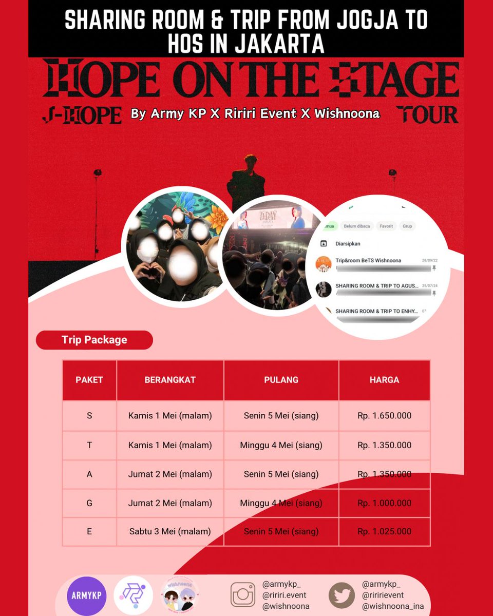 Ririri Event || SHARING ROOM BTS WORLD TOUR IN JKT tweet media