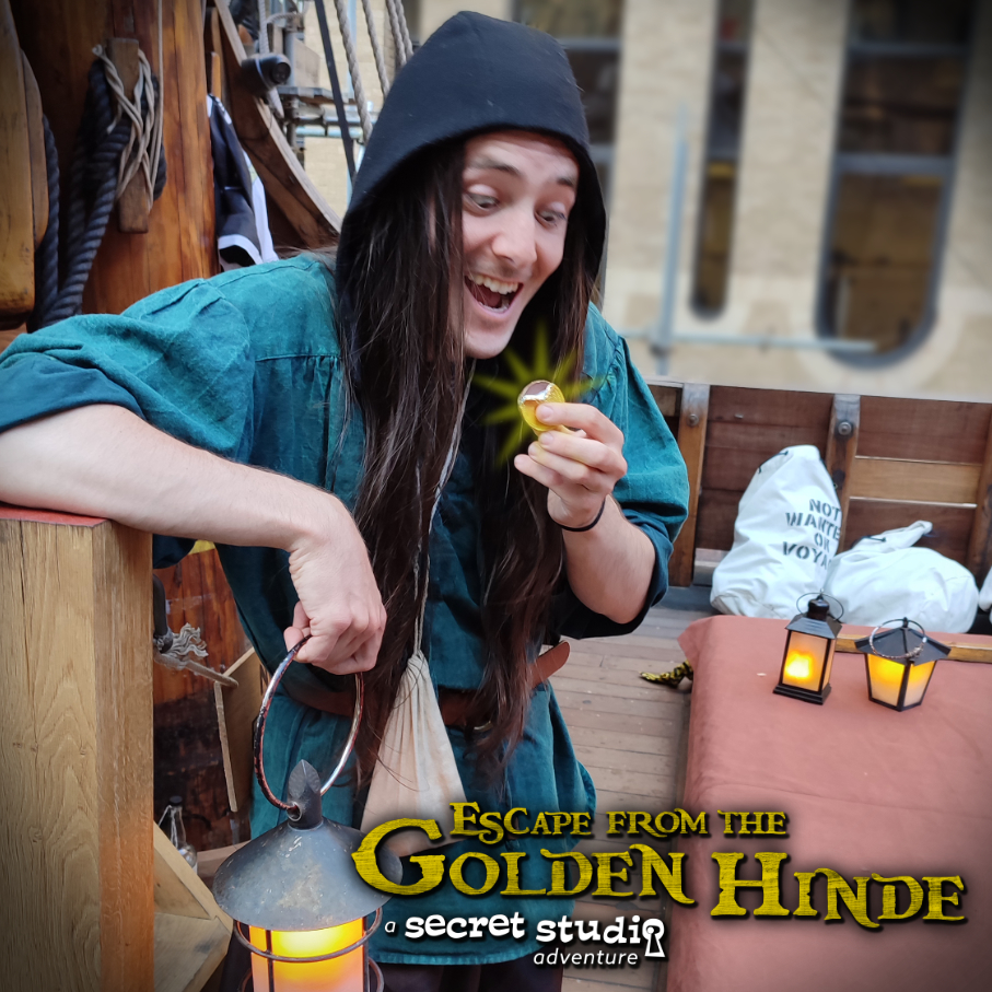 Happy Half Term Landlubbers! 🏴‍☠️

Come down to <a href="/GoldenHinde_/">The Golden Hinde</a>  today and play our Pirate Escape Adventure on the ship! 

For the little ones, we've hidden golden chocolate coins throughout the game. Kids under 10 go FREE! - max 2 per crew

Book now: escapeintime.co.uk/goldenhinde/
