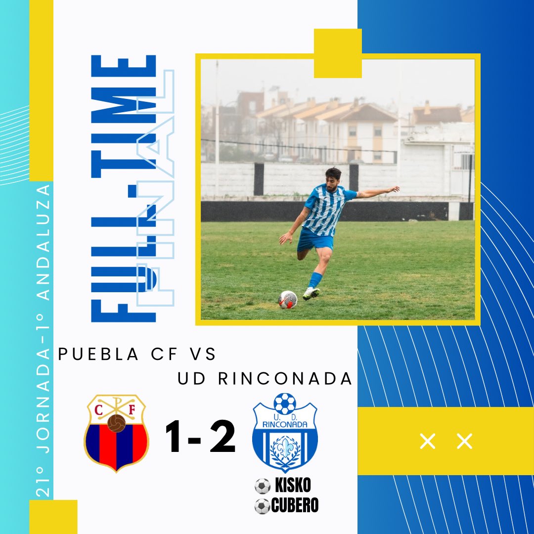 💙 FINAAAAAAL EN LA PUEBLAA. Los 3 puntos vienen para La Rinconada.

#unsueñoporcumplir