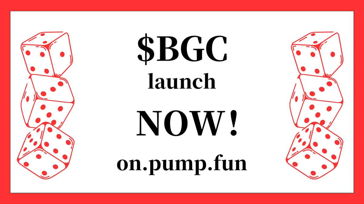 betgodcoin's tweet photo. 🔥 $BGC coin CA👇

Hay76UoL3PbEURgaD8hWAXwh61QVnDmYPLs5ijm1pump

🚀 The 3rd $BGC airdrop begins
🪂 Just drop your $SOL active address
🪂 Every active wallet Gets 2000 $BGC
🔸 Like+Follow+Repost+
🔸Random 200 active wallets get 2,000 $BGC 
✈️Join：https://t.co/nnESG6ULjc
#Airdrops  #Solana #memecoin
#DOGE