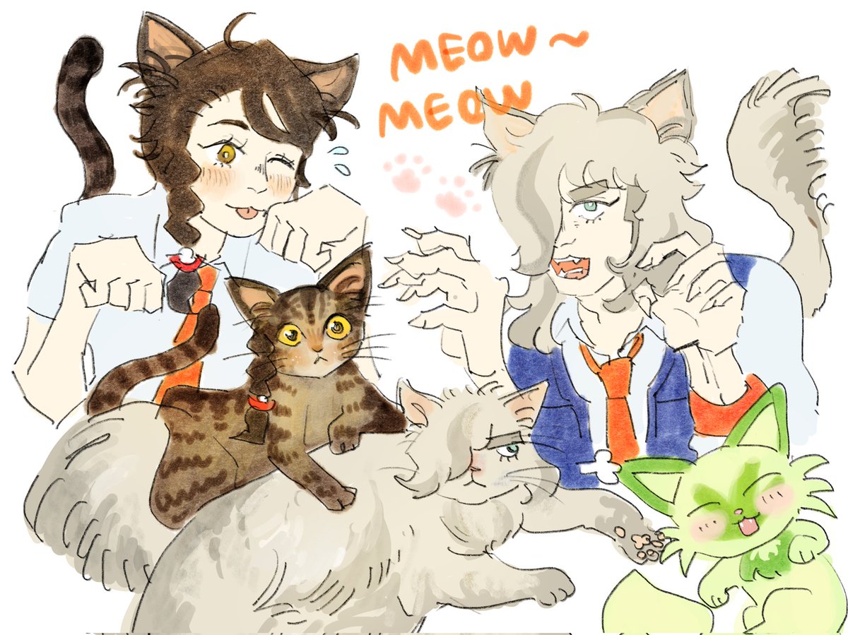 페퍼푸름 어제였지만 고양이날🐾
ペパアオ ppao